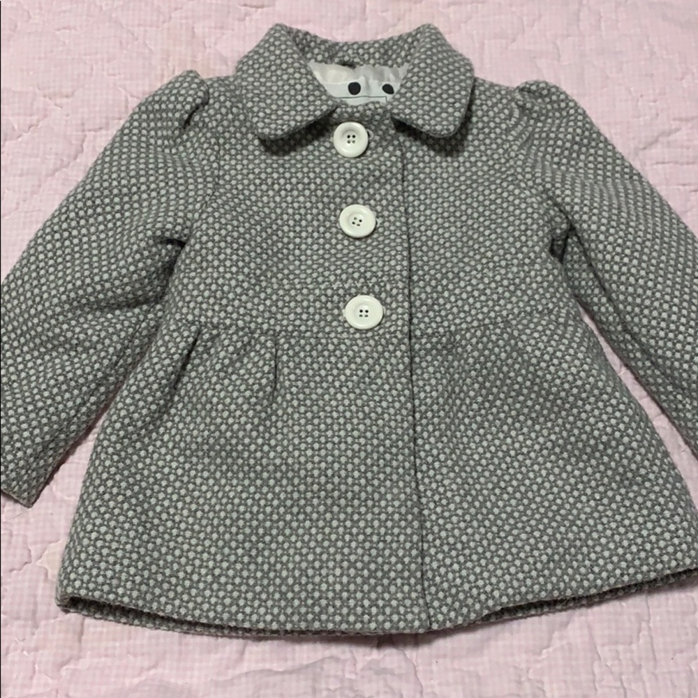 Button down peacoat.